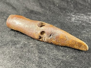 Stone Bird Effigy Pipe Indian Artifact Arrowhead