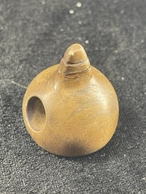 Miniature Stone Pipe Indian Artifact Arrowhead