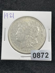 1921 Morgan Silver Dollar Coin