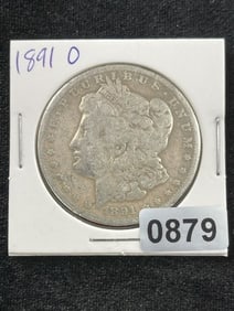 1891 O Morgan Silver Dollar Coin