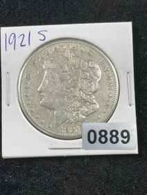 1921 S Morgan Silver Dollar Coin