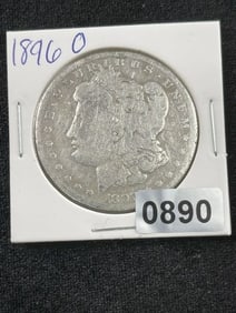 1896 O Morgan Silver Dollar Coin