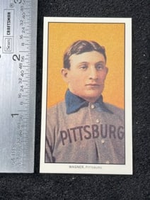 Honus Wagner Re-Print Tobacco Card