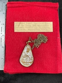 Cultured Pearl Necklace, frame included