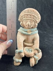 Pre- Columbian Pottery Vessel Indian Artifact Arrowhead