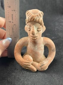 Pre- Columbian Pottery Vessel Indian Artifact Arrowhead