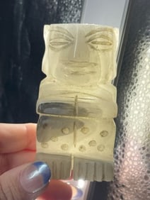 Human Effigy Indian Artifact Arrowhead