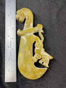 Chinese Jade Hongshan Figurine