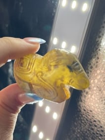 Chinese Jade Hongshan Figurine