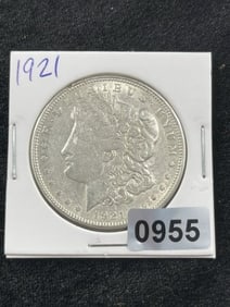 1921 Morgan Silver Dollar Coin