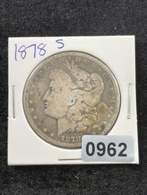 1878 S Morgan Silver Dollar Coin