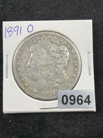 1891 O Morgan Silver Dollar Coin