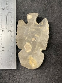 Bird Effigy Indian Artifact Arrowhead