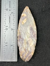 Agate Basin Indian Artifact Arrowhead