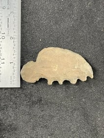 Buffalo Effigy Indian Artifact Arrowhead