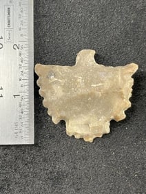 Bird Effigy Indian Artifact Arrowhead