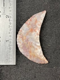 Crescent Indian Artifact Arrowhead
