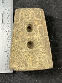 Engraved Stone Pipe