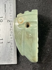 Engraved Pendant Indian Artifact Arrowhead