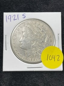 1921 S Morgan Silver Dollar Coin