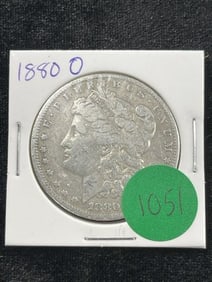 1880 O Morgan Silver Dollar Coin