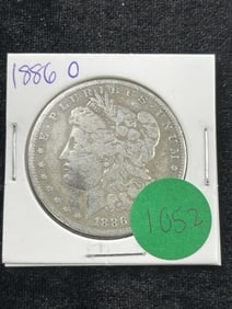 1886 O Morgan Silver Dollar Coin