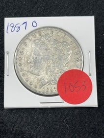 1887 O Morgan Silver Dollar Coin