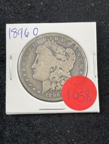 1896 O Morgan Silver Dollar Coin
