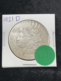 1921 D Morgan Silver Dollar Coin