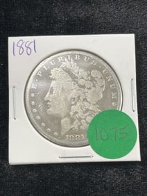 1881 Morgan Silver Dollar Coin