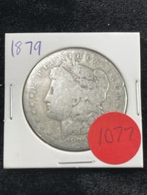 1879 Morgan Silver Dollar Coin