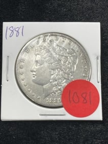 1881 Morgan Silver Dollar Coin