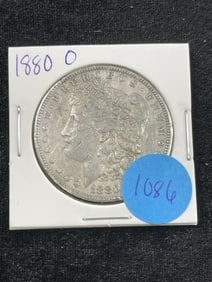 1880 O Morgan Silver Dollar Coin