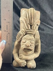 Pre-Columbian Pottery Vessel Indian Artifact Arrowhead