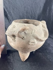 Pre-Columbian Pottery Vessel Indian Artifact Arrowhead