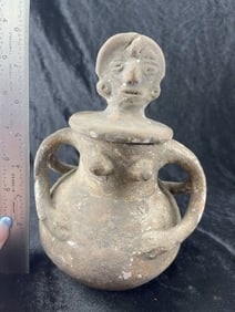 Pre-Columbian Pottery Vessel Indian Artifact Arrowhead