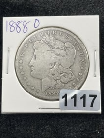 1888 O Morgan Silver Dollar Coin