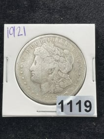 1921 Morgan Silver Dollar Coin