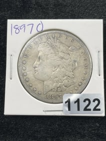 1897 O Morgan Silver Dollar Coin
