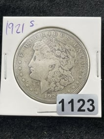 1921 S Morgan Silver Dollar Coin