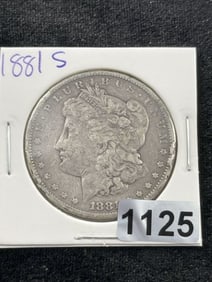 1881 S Morgan Silver Dollar Coin