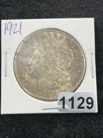 1921 Morgan Silver Dollar Coin