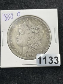 1880 O Morgan Silver Dollar Coin