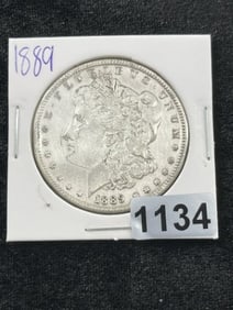 1889 Morgan Silver Dollar Coin