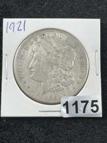 1921 Morgan Silver Dollar Coin