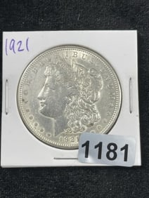 1921 Morgan Silver Dollar Coin