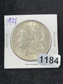 1921 Morgan Silver Dollar Coin