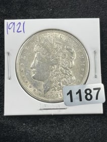 1921 Morgan Silver Dollar Coin
