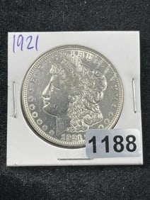 1921 Morgan Silver Dollar Coin