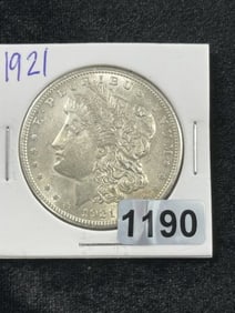 1921 Morgan Silver Dollar Coin
